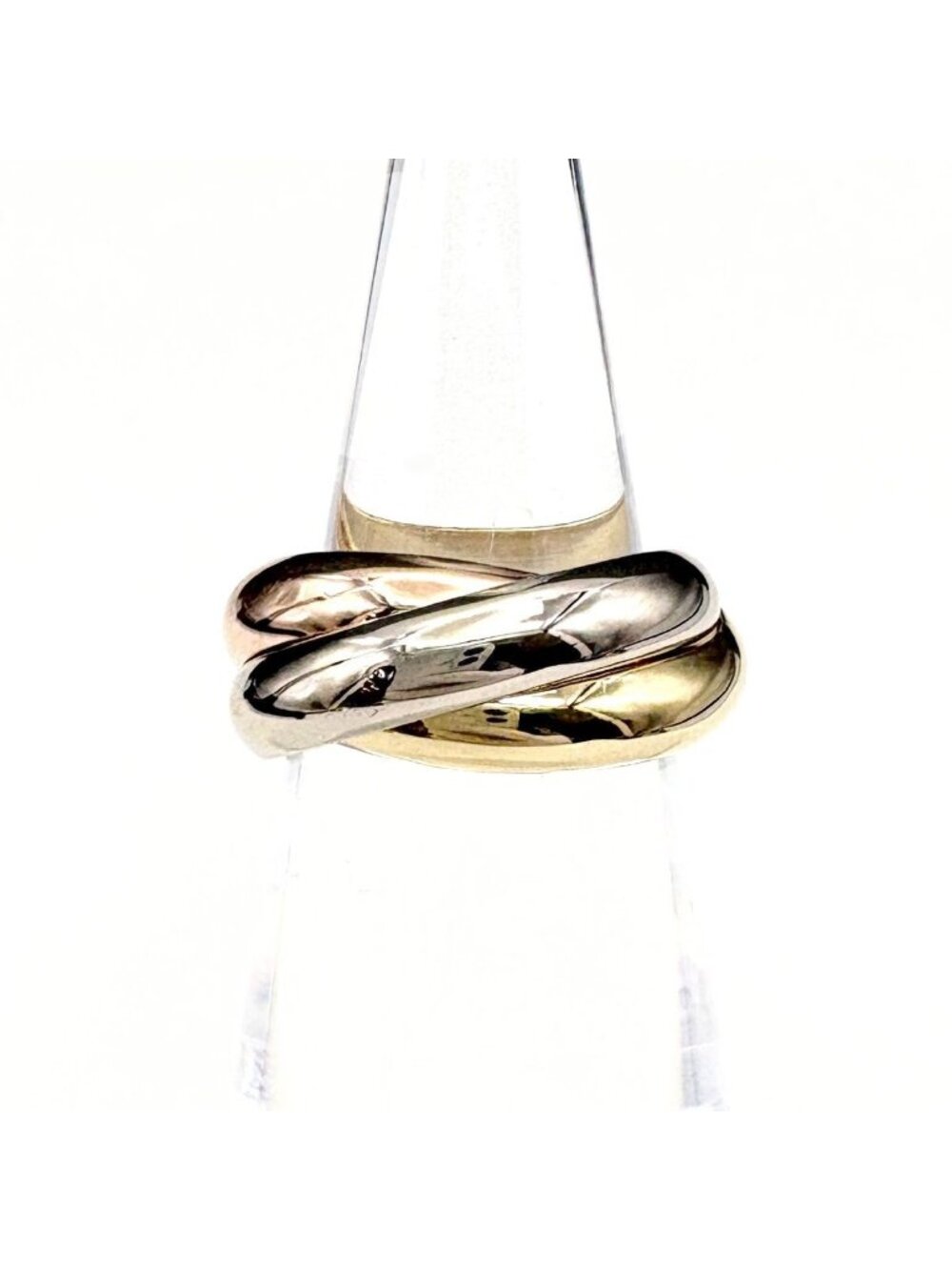 Cartier Trinity Ring YG Yellow Gold PG Pink WG White